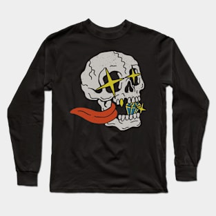 SKULL AND DIAMOND Long Sleeve T-Shirt